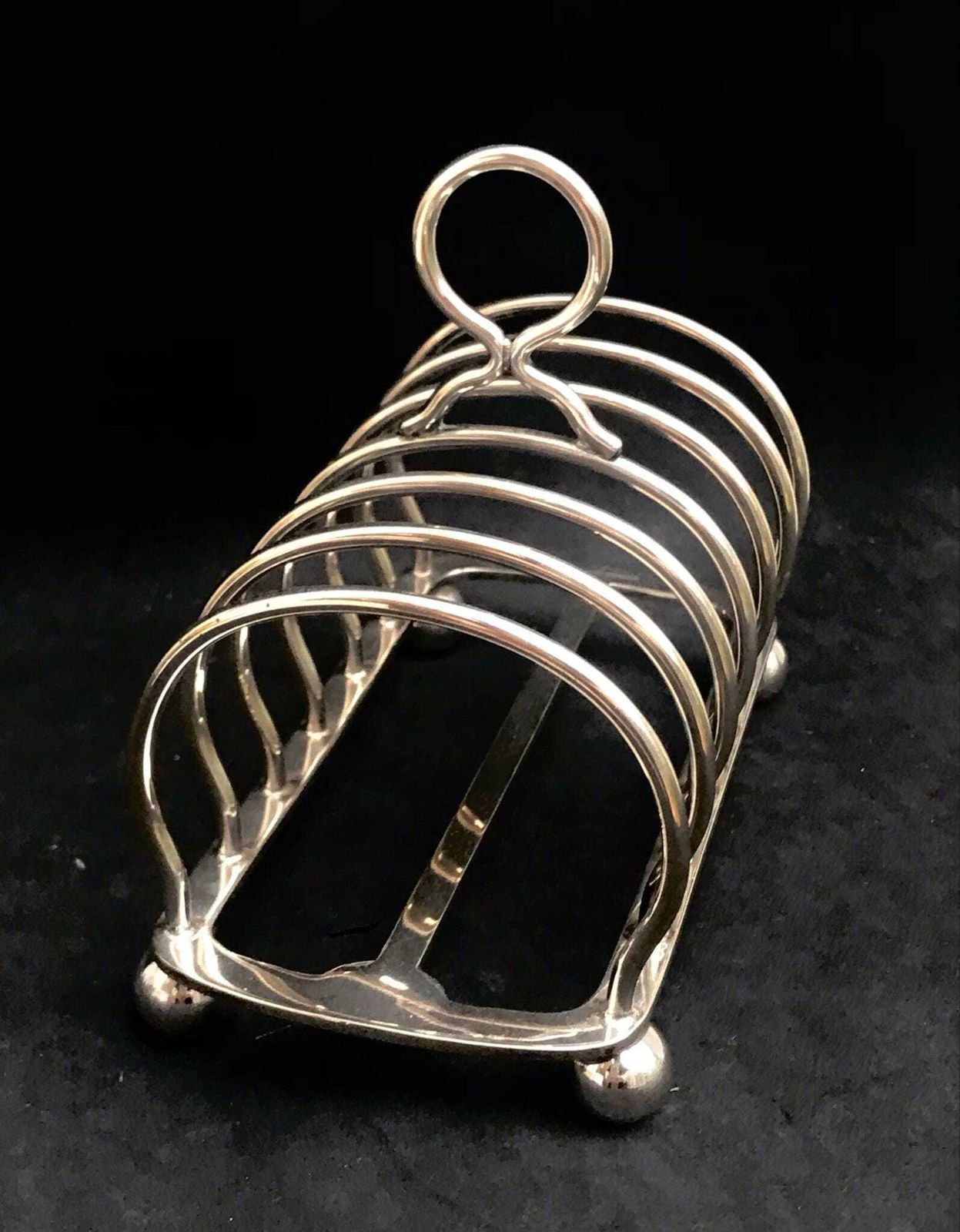 Antique Toast Rack Holder Breakfast Chic Cottage England Silver Plated Family Gift Luxury Gift Elkington And Co