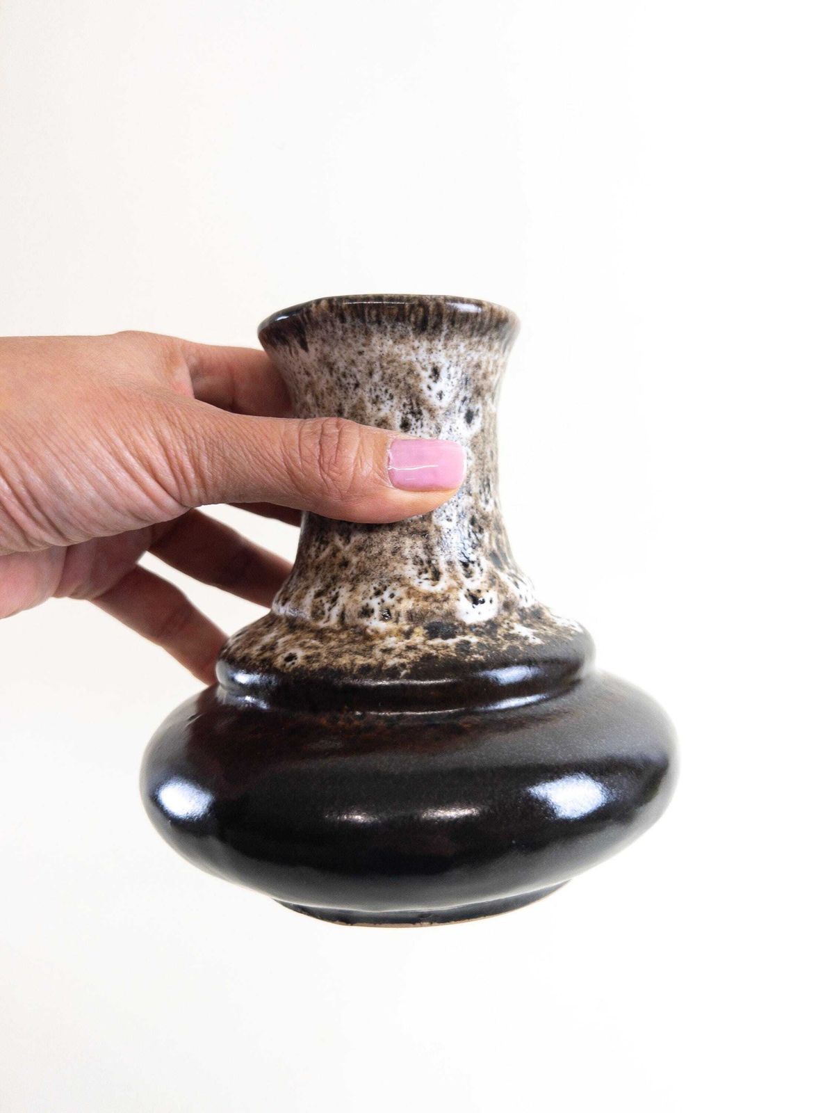 Earthtones Fat Lava Ceramic West German Pottery Vase By Ruscha 840 photo furniture