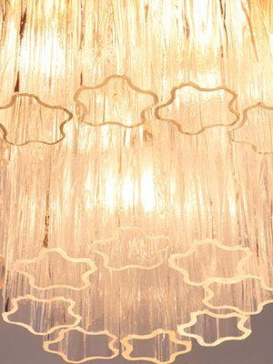 photo furniture Ceiling Light In Murano Glass And Brass By By J. T. Kalmar For Kalmar, 1960s