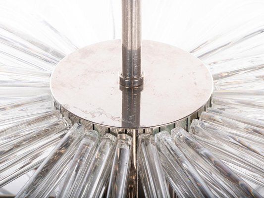photo for sale Chandelier Crystal & Nickel By Cari Zalloni For Bakalowits, 1960