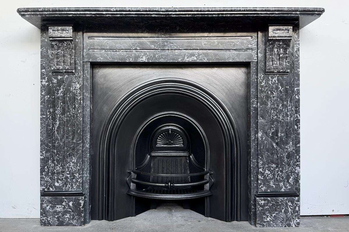 Antique Victorian St Anne Fireplace Surround