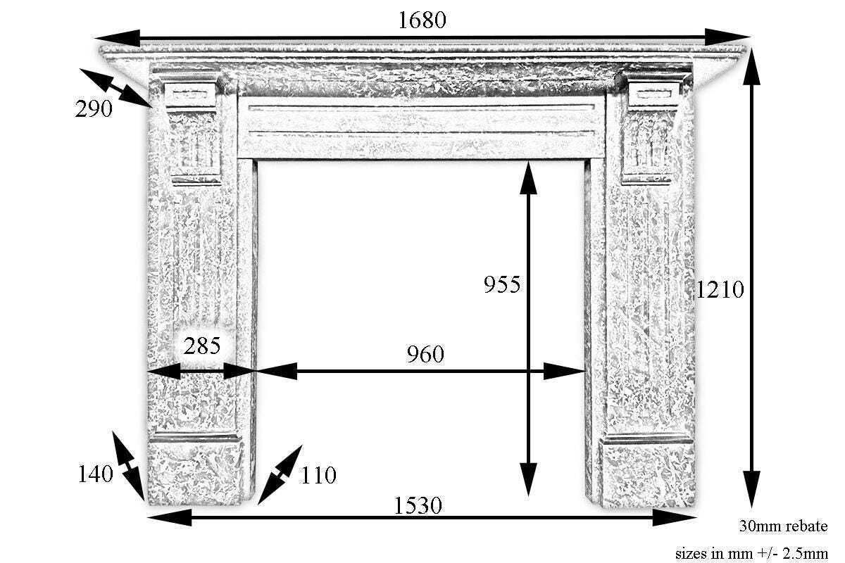 Antique Victorian St Anne Fireplace Surround photo furniture