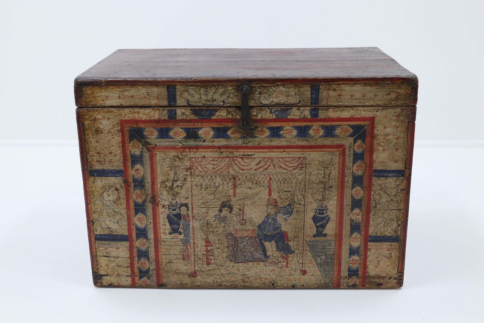 Mid 19th Century Shanxi Region Opera Chest photo for sale