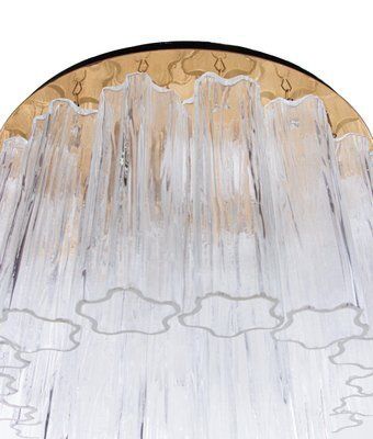 Ceiling Light With Tronchi Murano Glass & Brass By J. T. Kalmar For Kalmar, 1960s photo Lighting