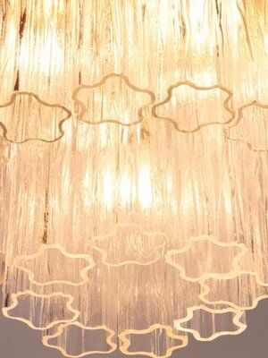 photo furniture Ceiling Light With Tronchi Murano Glass & Brass By J. T. Kalmar For Kalmar, 1960s