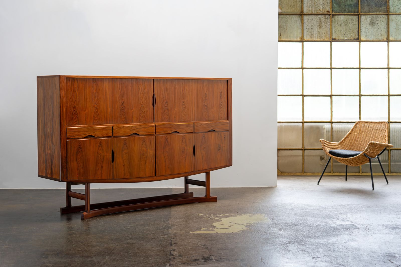 photo vintage Scandinavian Rosewood Higboard Hb20 By Johannes Andersen Denmark, 1968