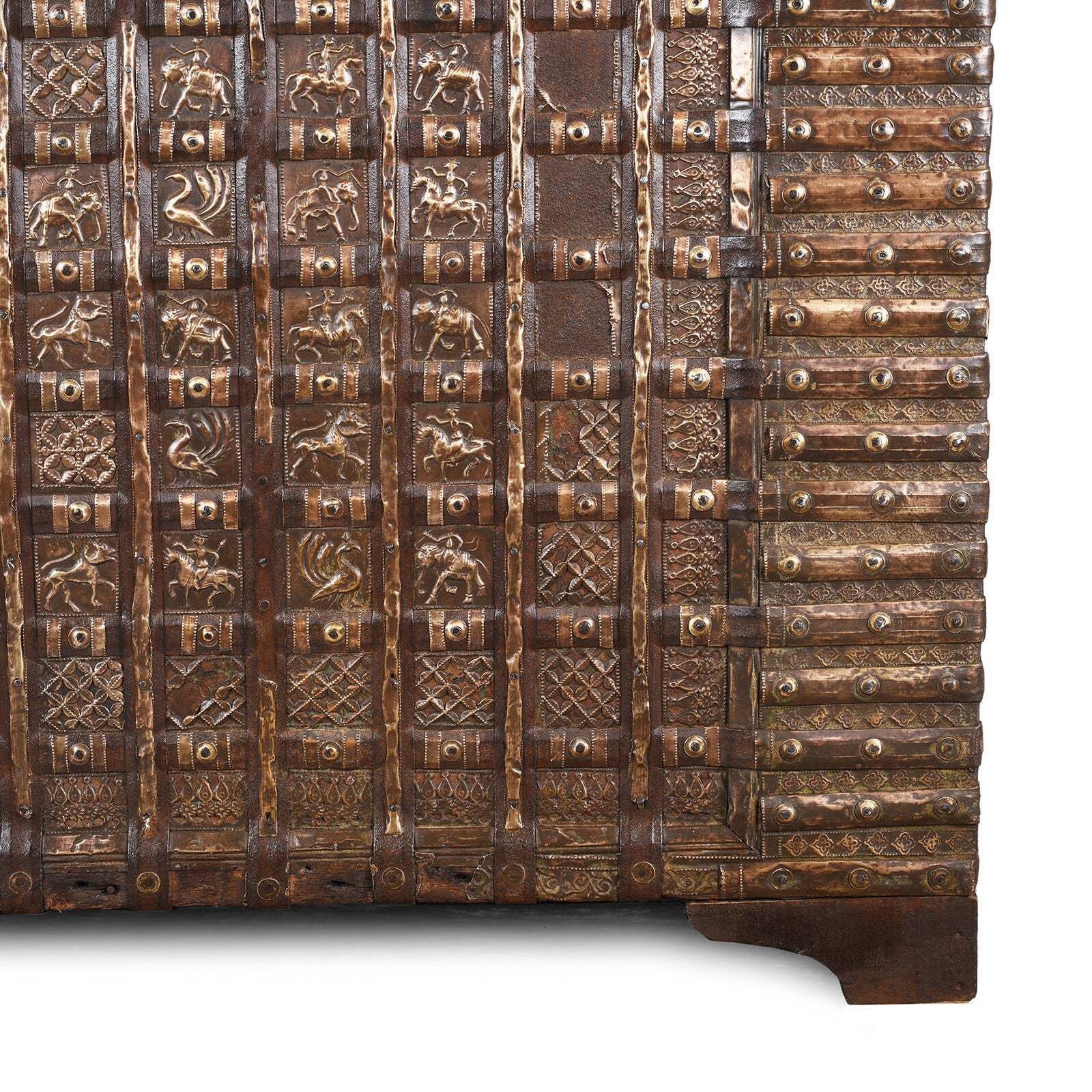 Brass Bound Rosewood Pithara Console Chest, Gujarat   19th Century photo 2100.0