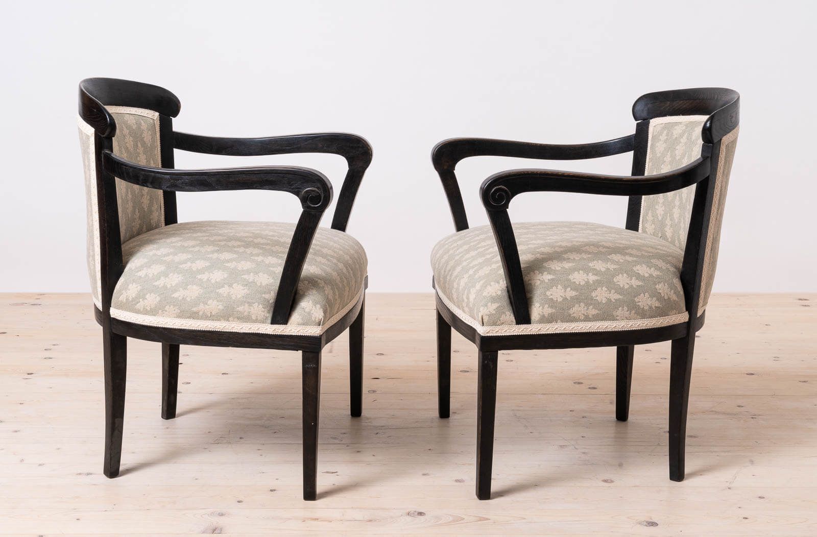Set Of 2 Biedermeier Armchairs In Rustic, Countryside Style, Austria, Circa 1850 photo for sale