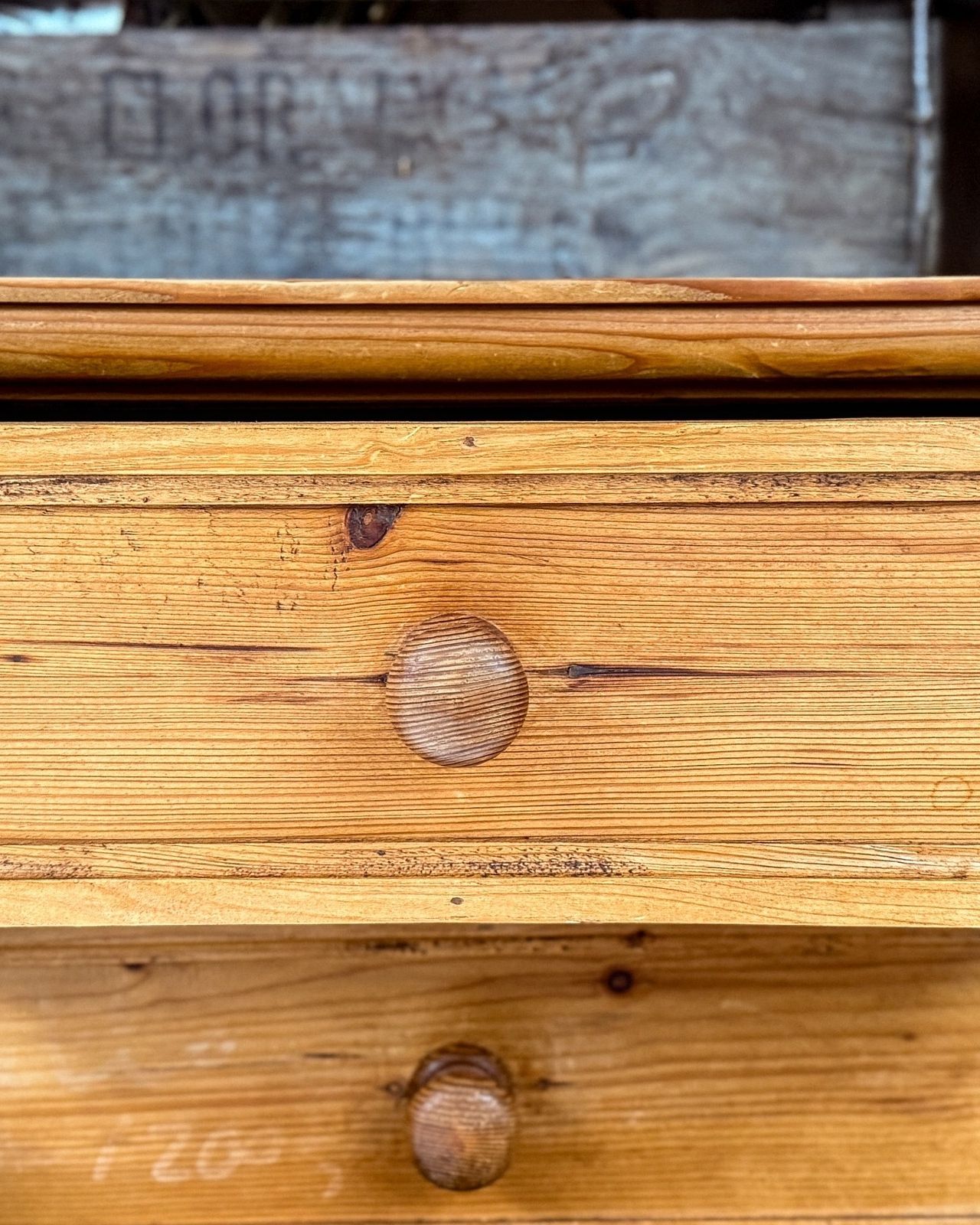 Large Antique Dutch Pine Haberdashery Bank Of Drawers Shelves photo furniture
