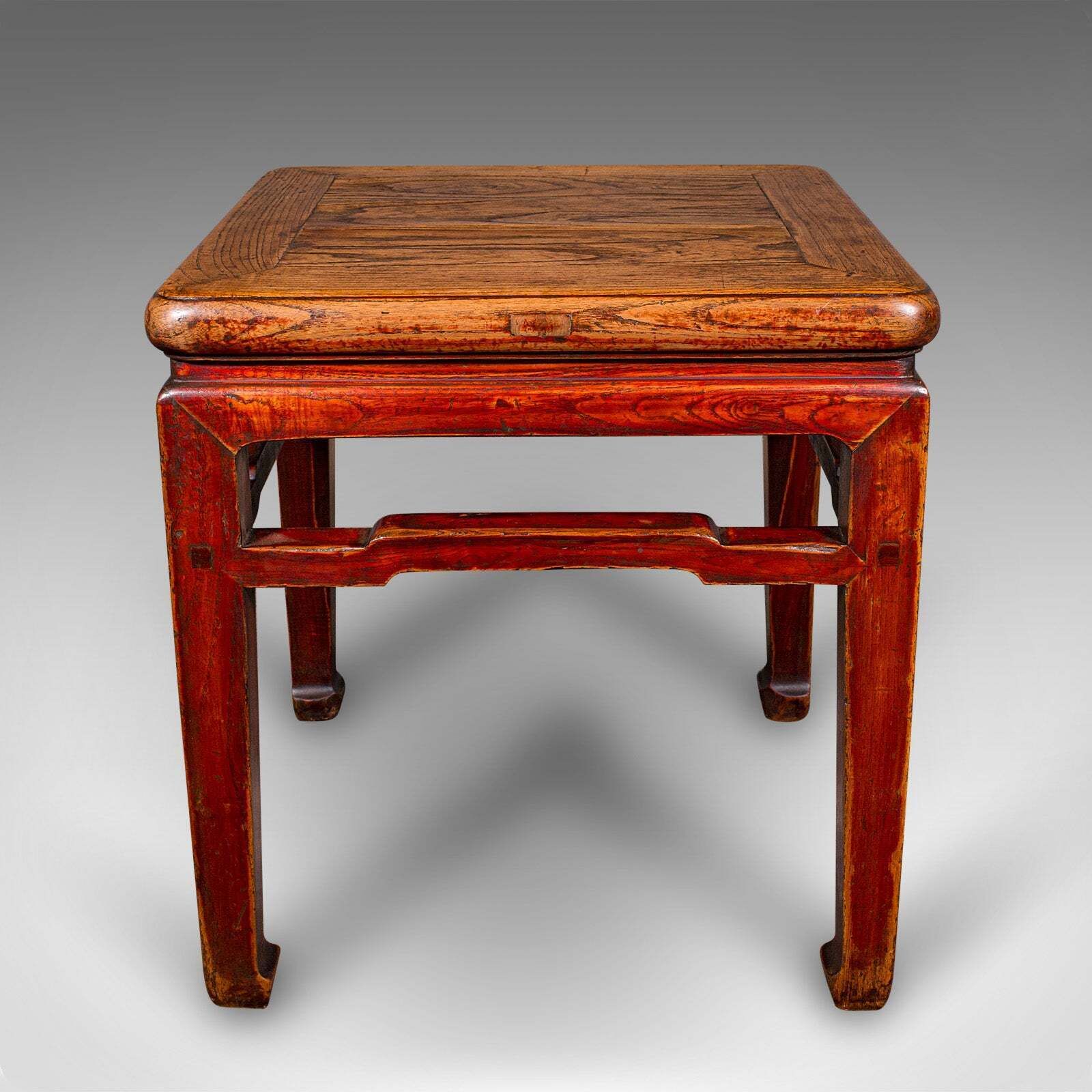 Antique Chabudai Table, Japanese, Elm, Tea, Kneeling, Meiji, Victorian, C.1900 photo for sale