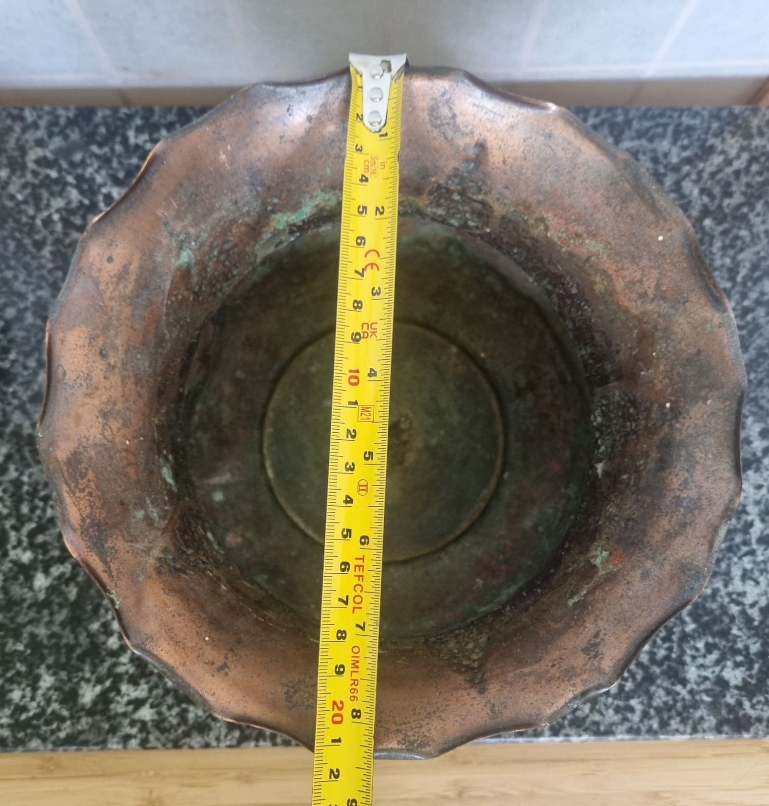 Victorian Copper Planter | 1800s English Plant Pot | Wreath Design Decorative Bowl | Dark Academia photo buy