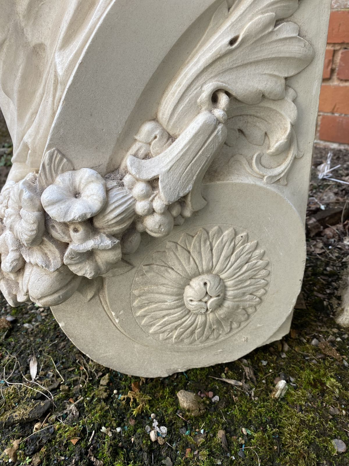 Plaster Fireplace Corbel, 1900s photo vinterior