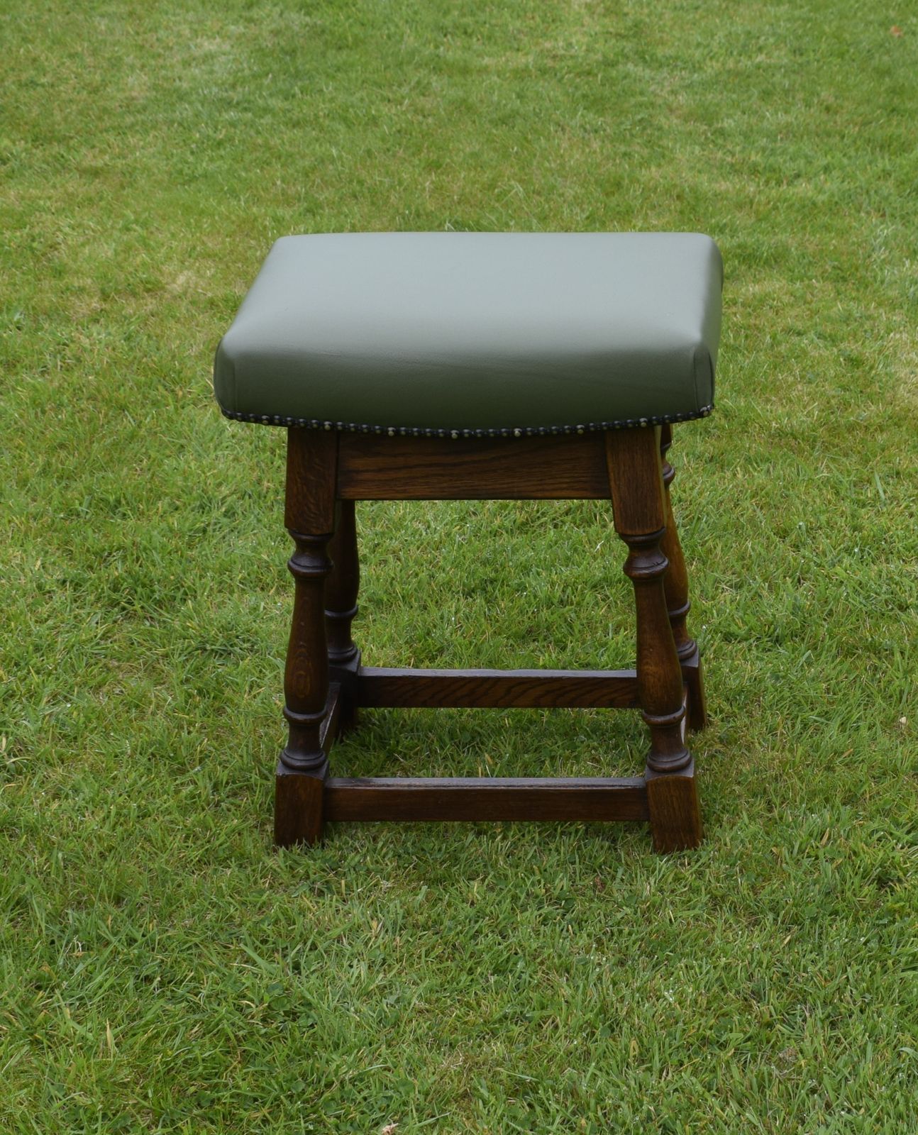 Early 20th Century Oak Joint Stool photo furniture