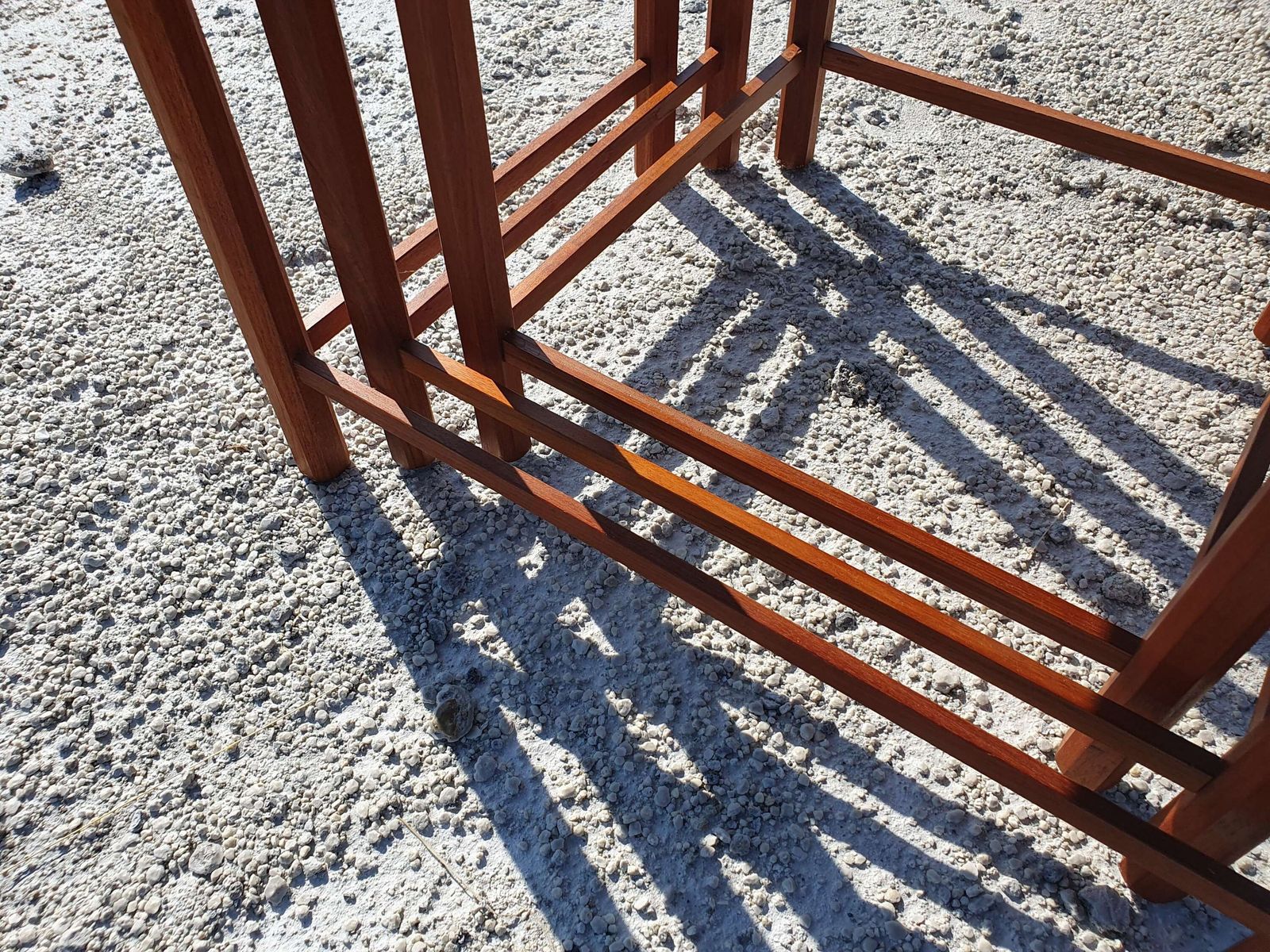 A Danish Teak And Tile Top Nest Of Three Tables By "Toften Mobelfabriken", Denmark. 1970s photo buy