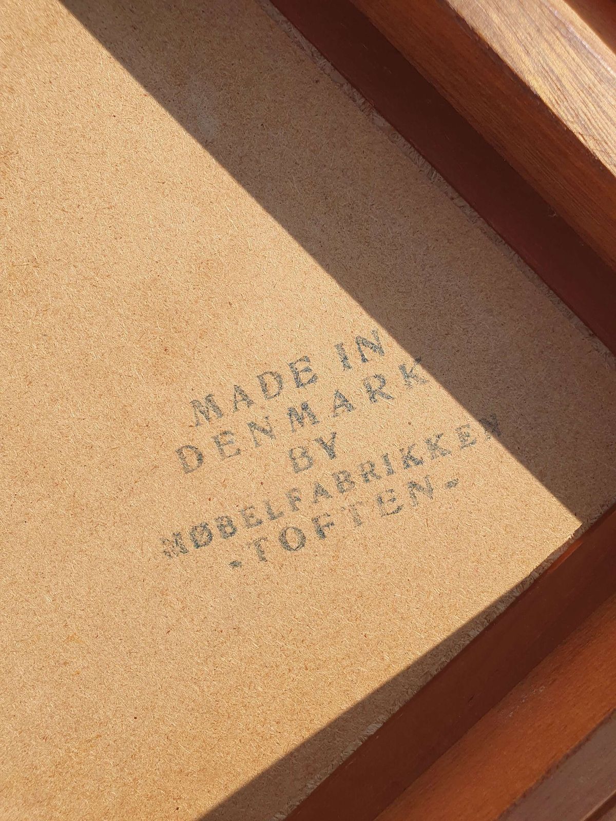 photo furniture A Danish Teak And Tile Top Nest Of Three Tables By "Toften Mobelfabriken", Denmark. 1970s