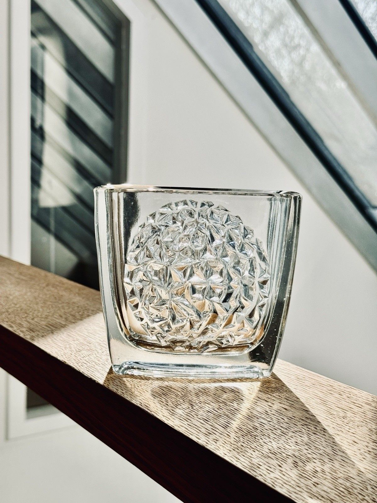 Rudolf Jurnikl For Rudolfova Glassworks "Hobnail" Modernist Vase 1960’s photo 50.0