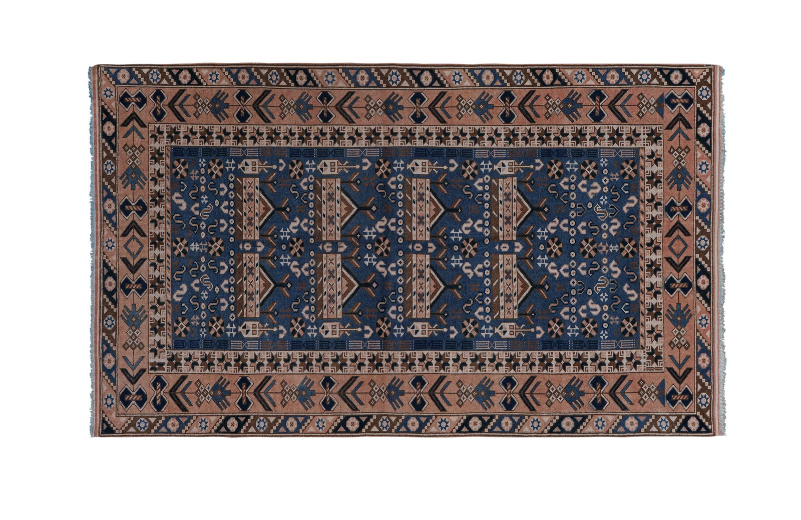 1960s Handknotted Turkish Oushak Rug 4'7'' X 8'1'' photo furniture