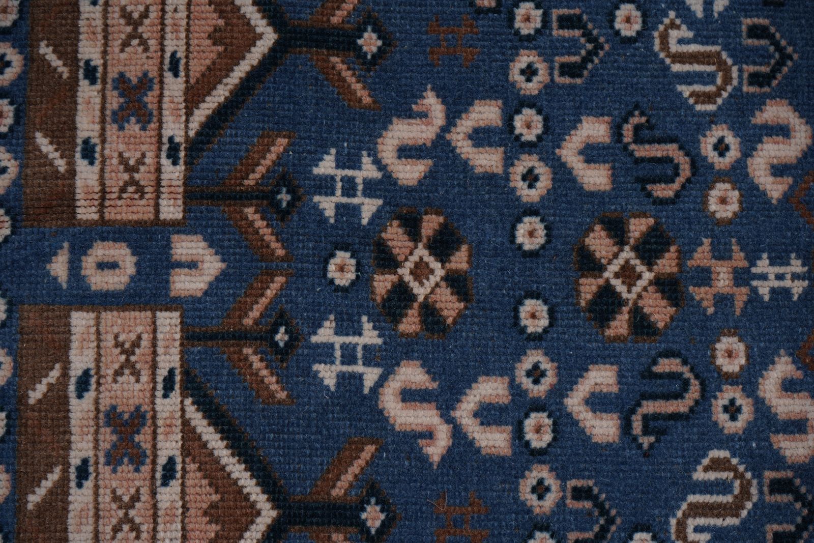 1960s Handknotted Turkish Oushak Rug 4'7'' X 8'1'' photo Textiles