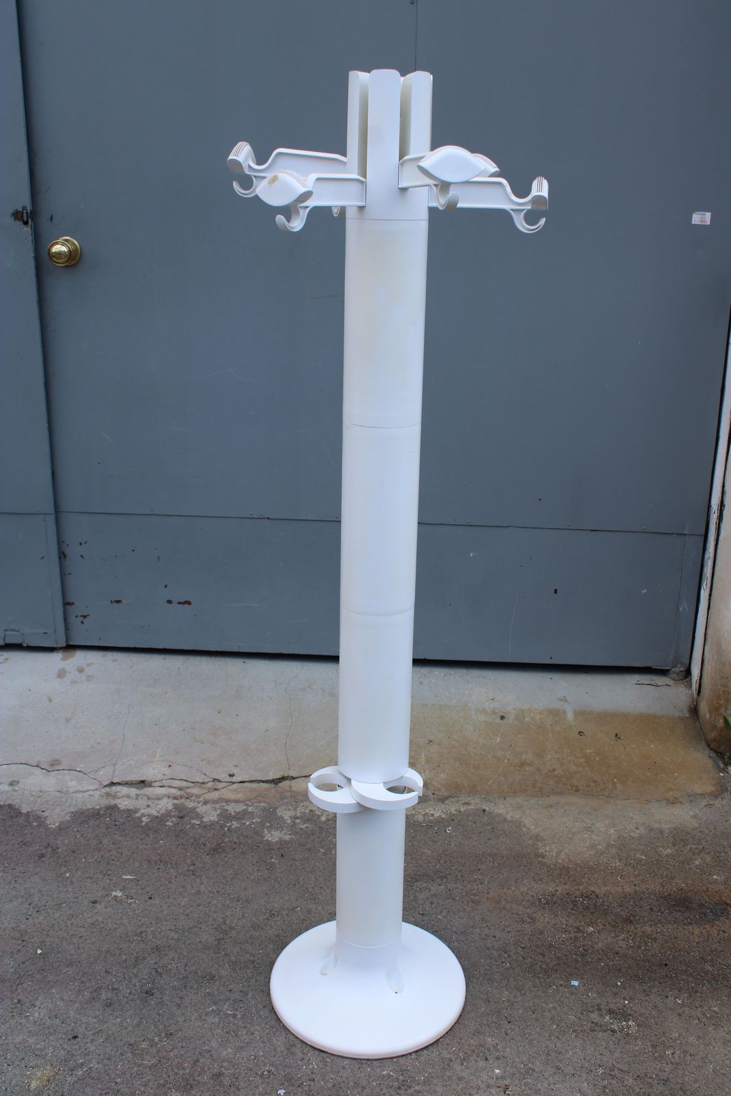 Planta Anonima Coat Stand Castles Giancarlo Piretti 1960 White photo 1570.0