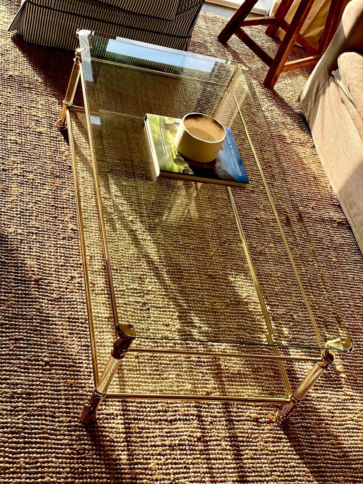 Gold & Glass Coffee Table (French Style) photo 300.0
