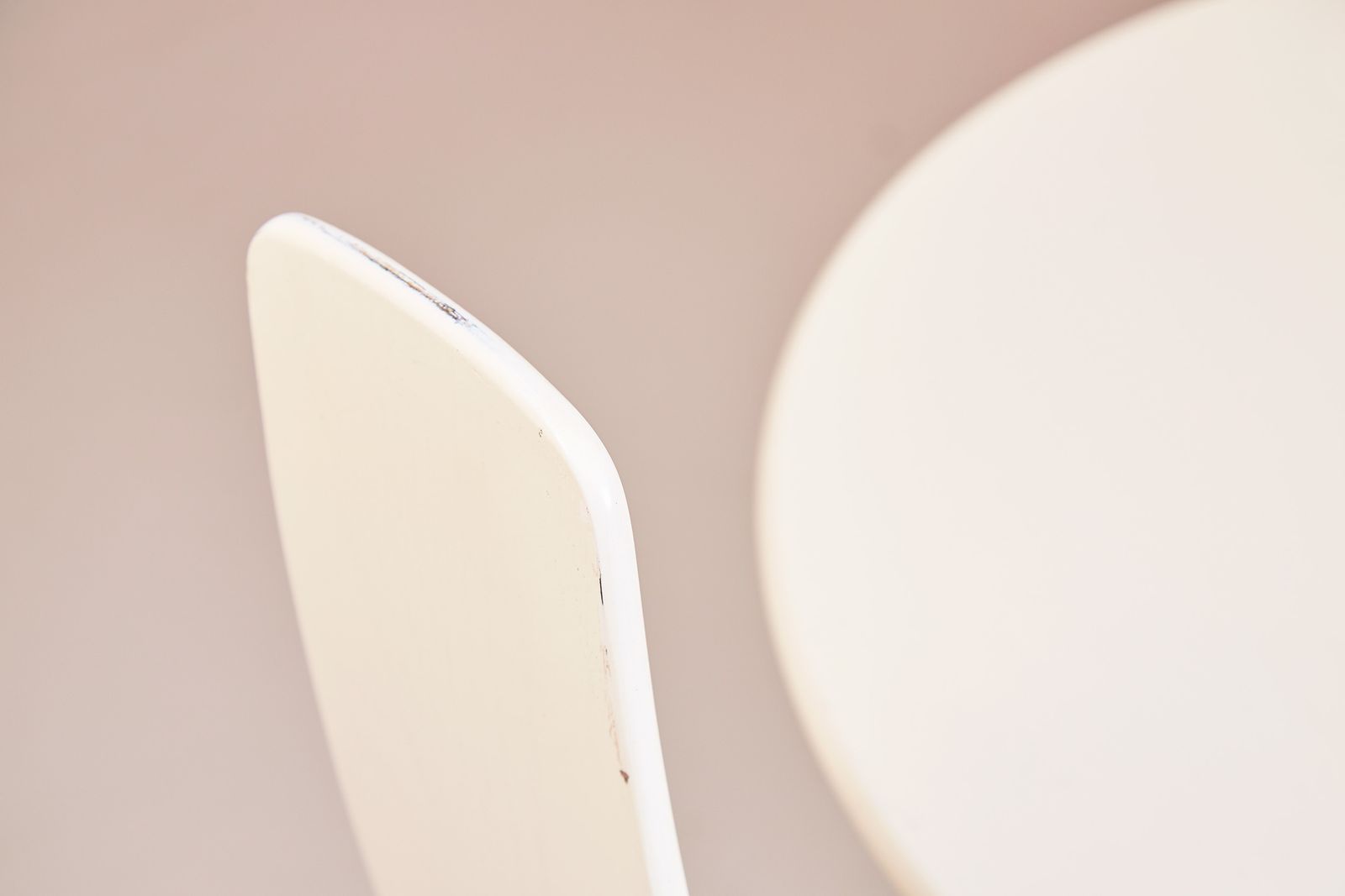 G Plan "New Seasons" Dining Chairs In White Ash   Postmodern And Rare photo furniture