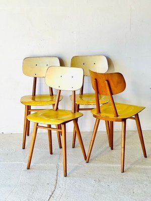 Dining Chairs From Ton, 1960s, Set Of 4