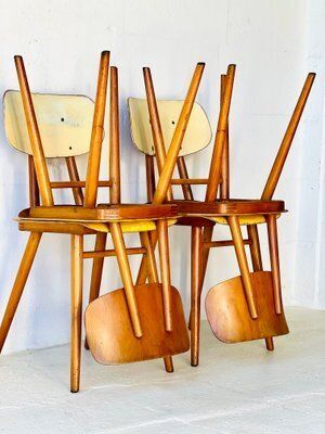 Dining Chairs From Ton, 1960s, Set Of 4 photo buy