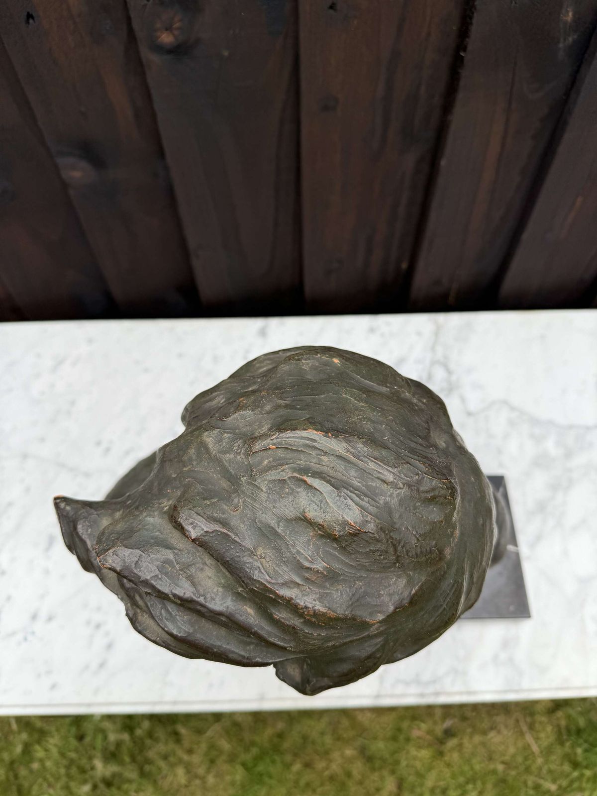Art Deco Terracotta Bust Of A Man , J Dommisse photo vinterior