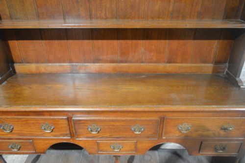 Victorian Oak Welsh Plate Back Dresser. photo furniture