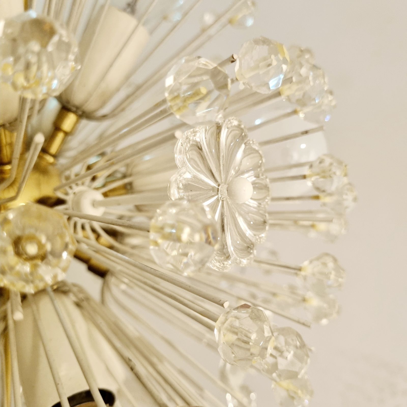 Set Of 2 Snowball Starburst Sputnik Chandeliers By Emil Stejnar For Rupert Nikoll, 1960s photo furniture