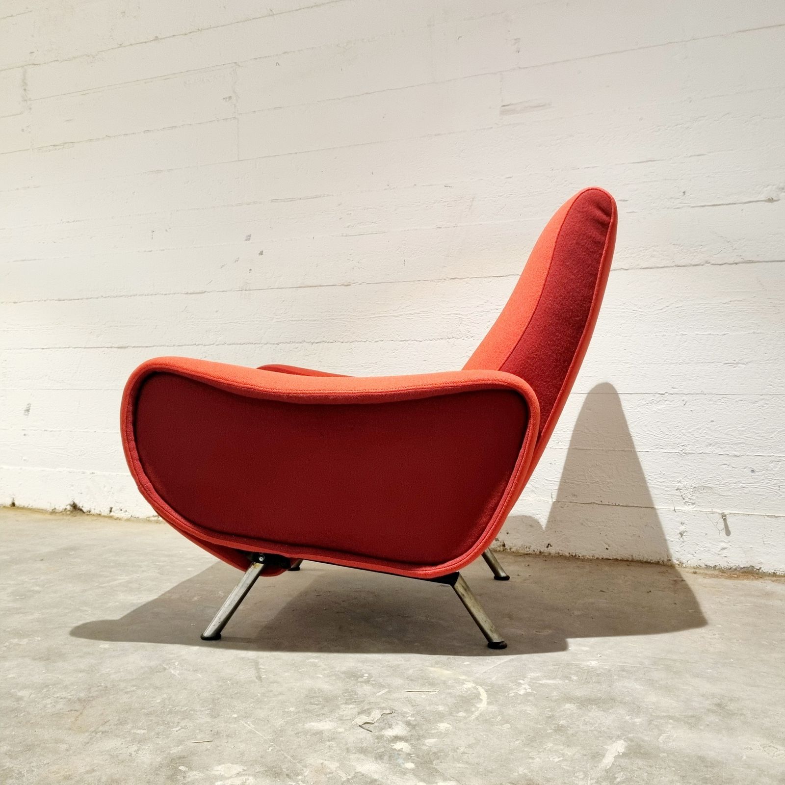 1950 Adjustable “Lady” Lounge Chair In The Style Of Marco Zanuso Produced By Pizzetti Roma photo vintage