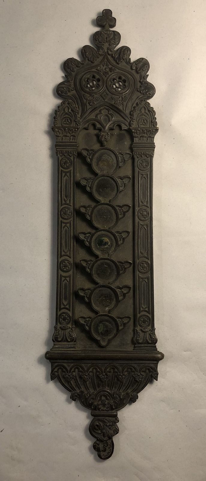Pair Antique Bronze Louis Philippe Card Holder And Letter Plate C19 photo furniture