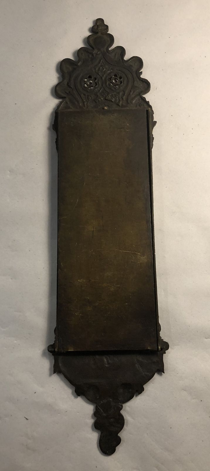 photo furniture Pair Antique Bronze Louis Philippe Card Holder And Letter Plate C19
