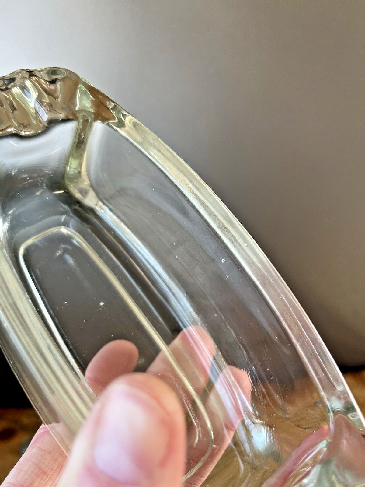 60.0 Mid Century Modern 60's Sklo Union Hermanova Hut Glass Ashtray Frantisek Peceny photo