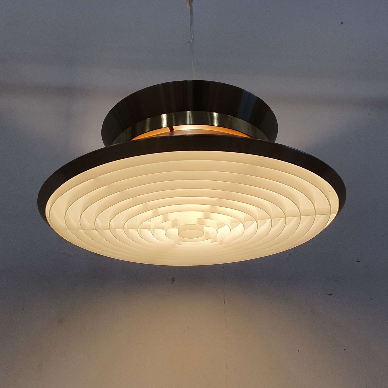 Pendant Light By Carl Thore Design For Granhaga Metalindustri Of Sweden. 1970s photo for sale
