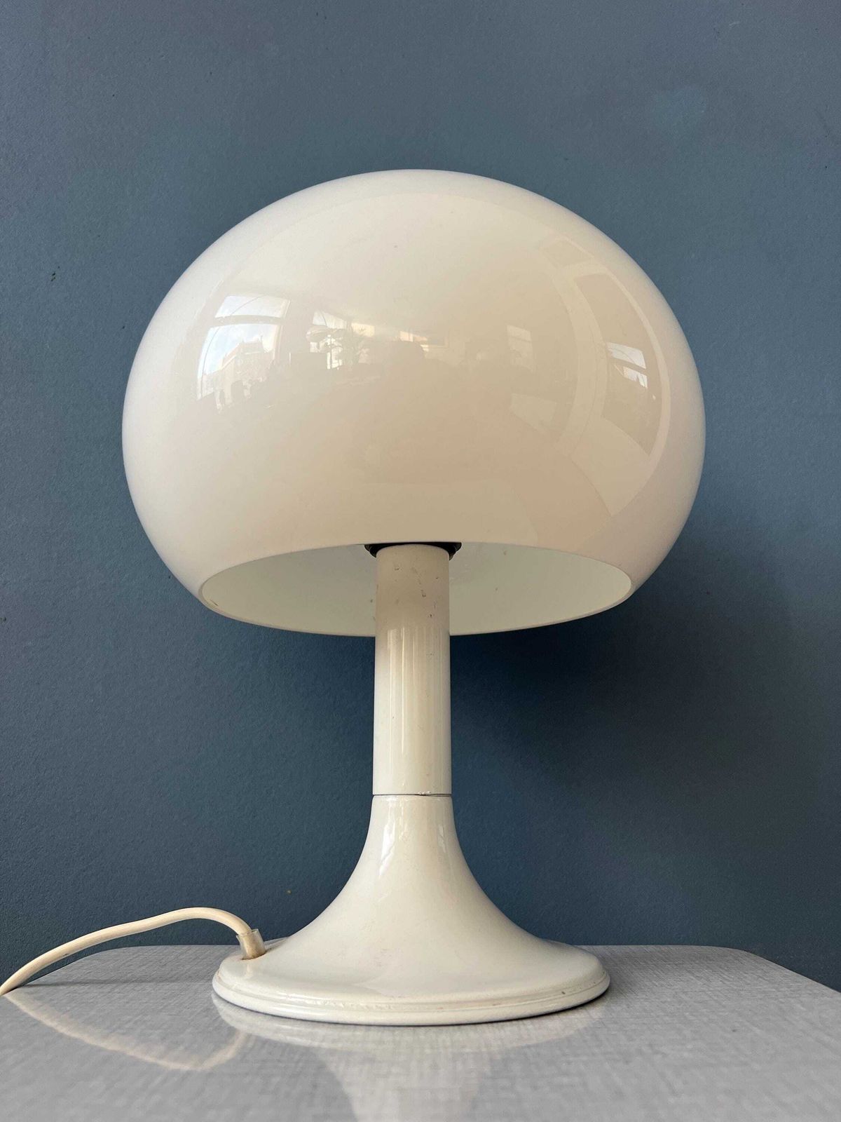 Vintage Mid Century Mushroom Tafellamp Van Dijkstra photo vinterior