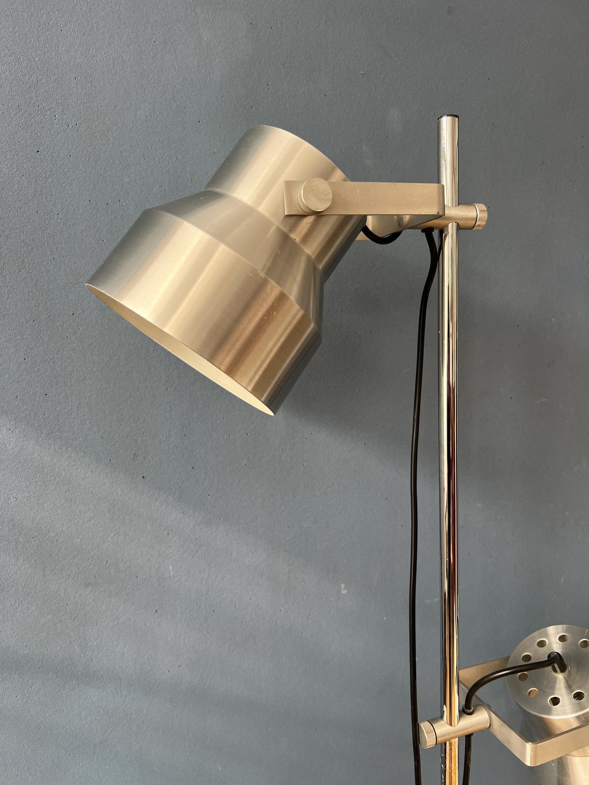 Vintage Silver Dijkstra Space Age Floor Lamp photo buy