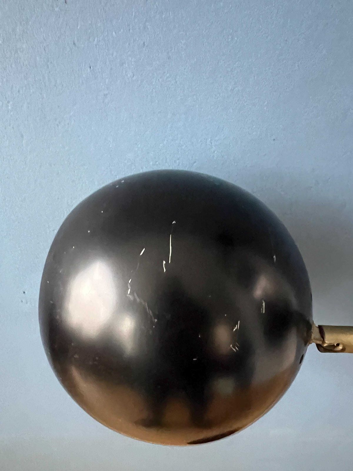 photo for sale Vintage Mid Century Black Eyeball Floor Lamp