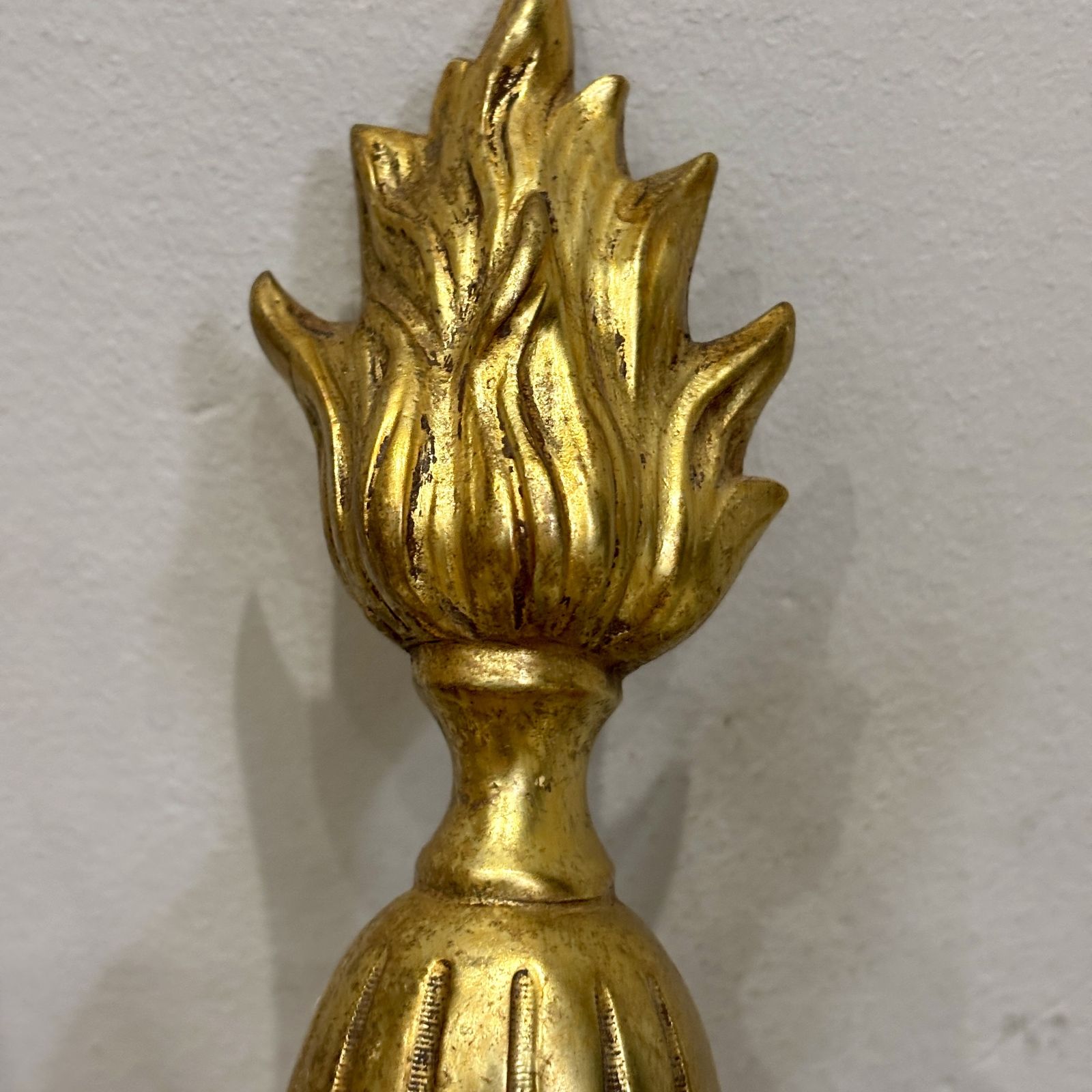 Antique Bronze Wall Sconce photo for sale