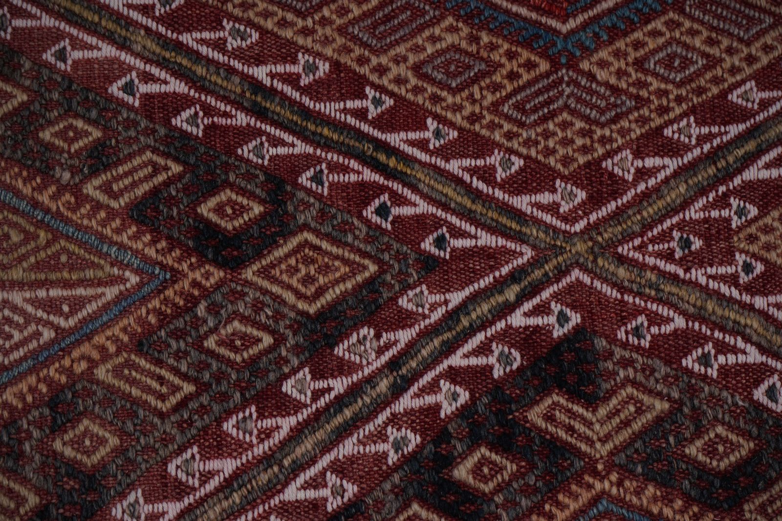 Turkish Jajim Kilim Rug 5'3'' X 7'9'' photo buy