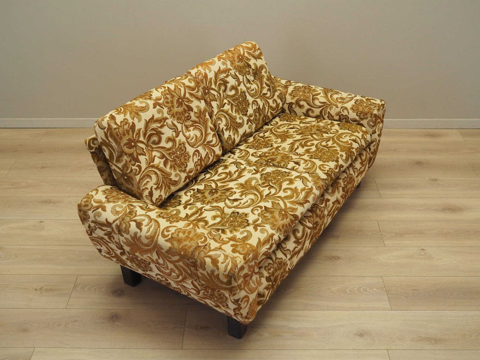 Tweezitsbank Deens design, ca. jaren 1960, Denemarken photo vintage