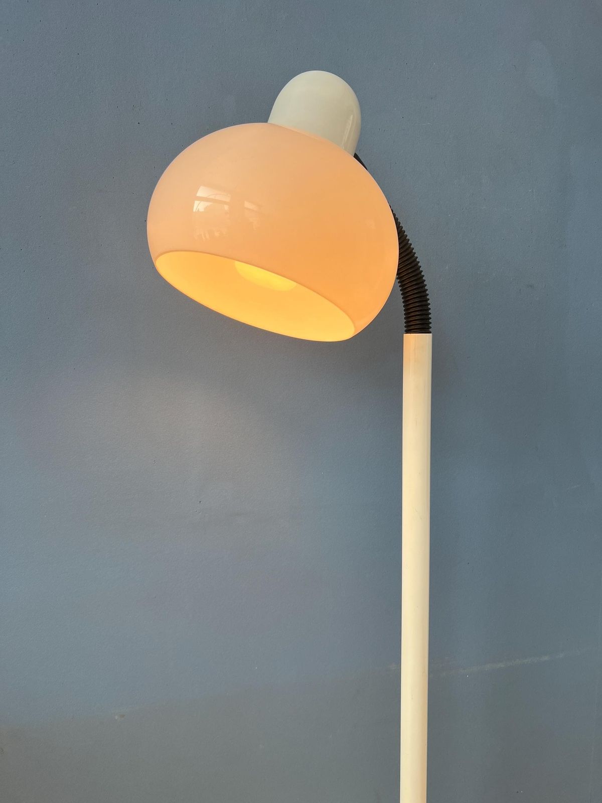 White Mid Century Space Age Mushroom Floor Lamp By Hala Zeist photo Lighting