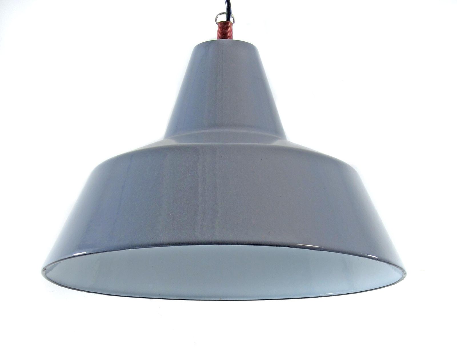 Danish Enamel Pendant Lamp From Louis Poulsen   Mid Century, Henningseneames, Fifties, Sixties, Arne Jacobsen, Aalto, Tapiovaara, Wegner