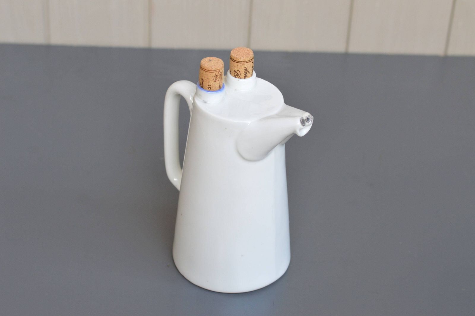 Antique 19th Century French Appareil Lhote Eau De Seltz / Seltzer Water Siphon Pitcher / Twin Compartment With 2 Stoppers / Water Siphon photo furniture