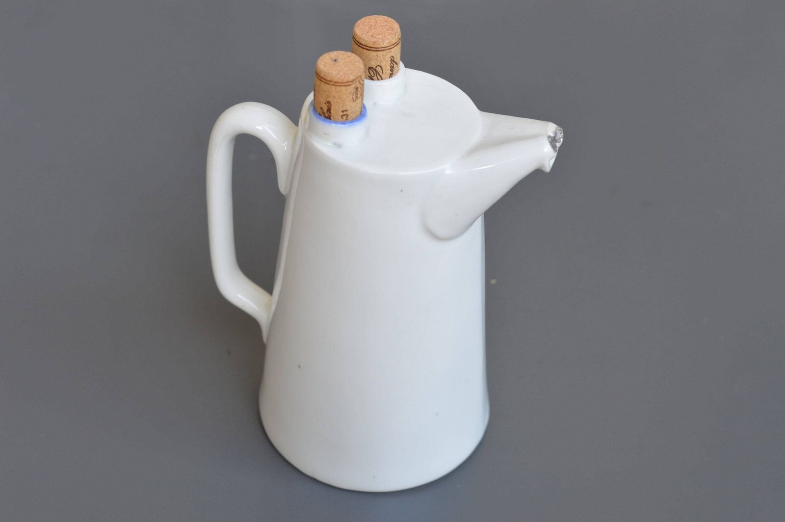 Antique 19th Century French Appareil Lhote Eau De Seltz / Seltzer Water Siphon Pitcher / Twin Compartment With 2 Stoppers / Water Siphon photo for sale