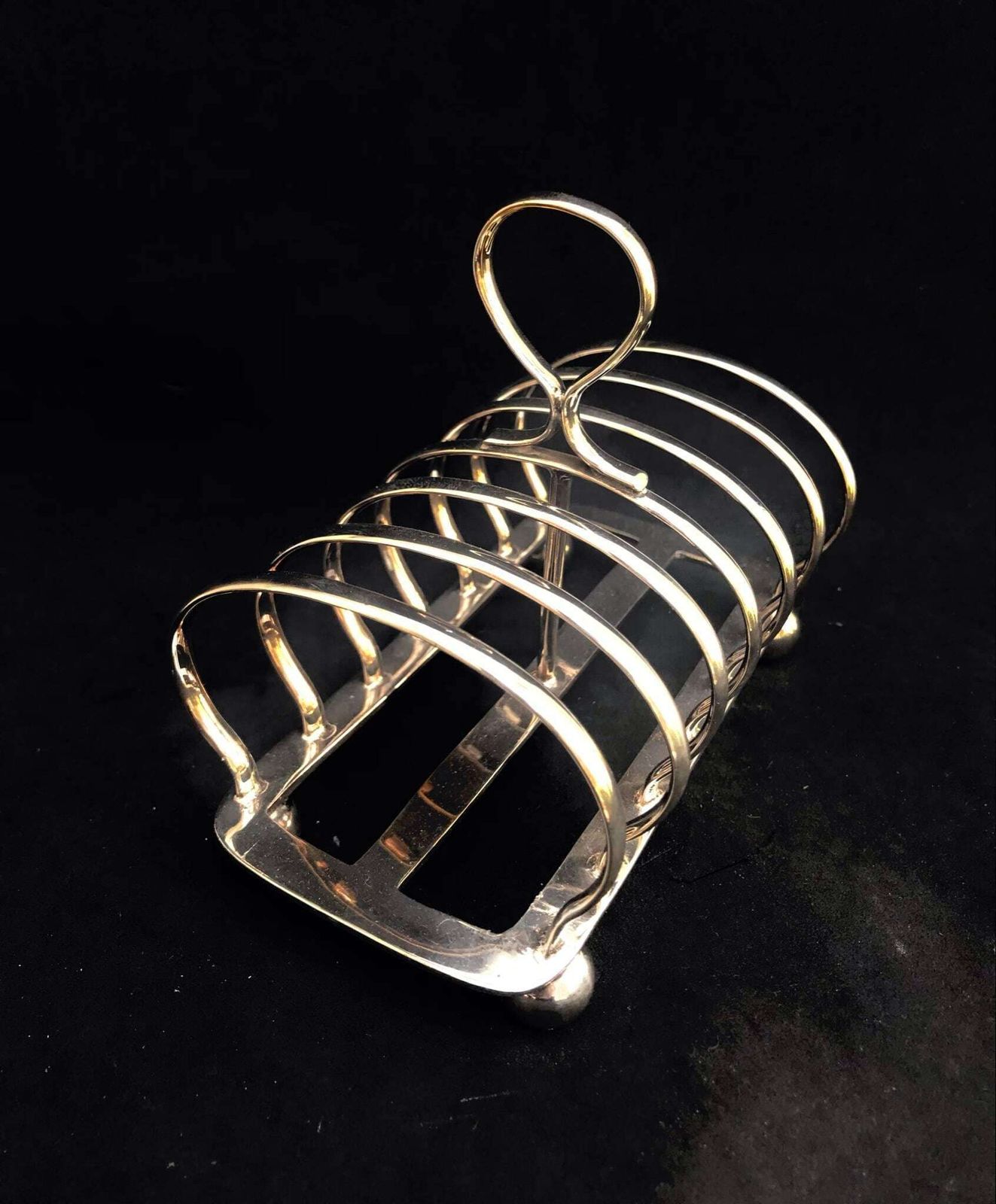 Antique Toast Rack Holder 6 Slices Silver Plated Breakfast English Victorian Wedding Gift Hostess Gift Hukin And Heath