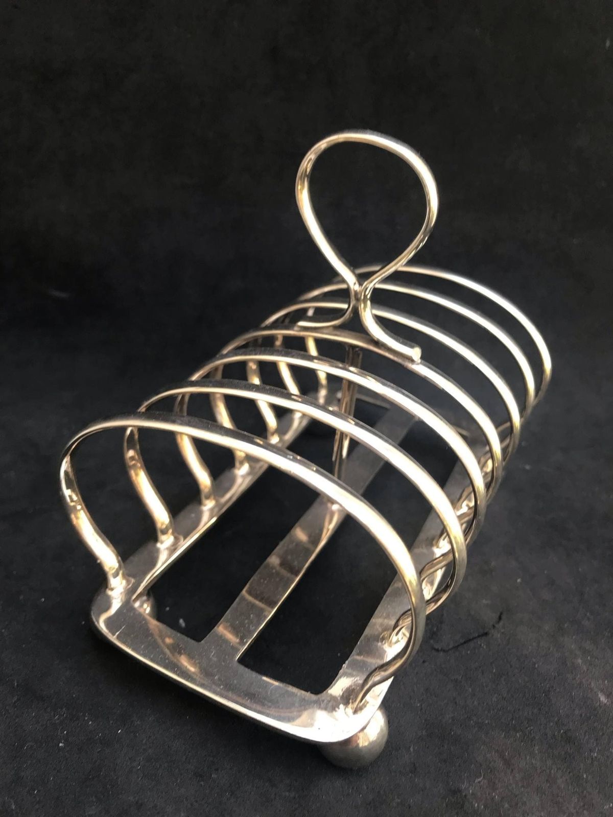 Antique Toast Rack Holder 6 Slices Silver Plated Breakfast English Victorian Wedding Gift Hostess Gift Hukin And Heath photo 182.0