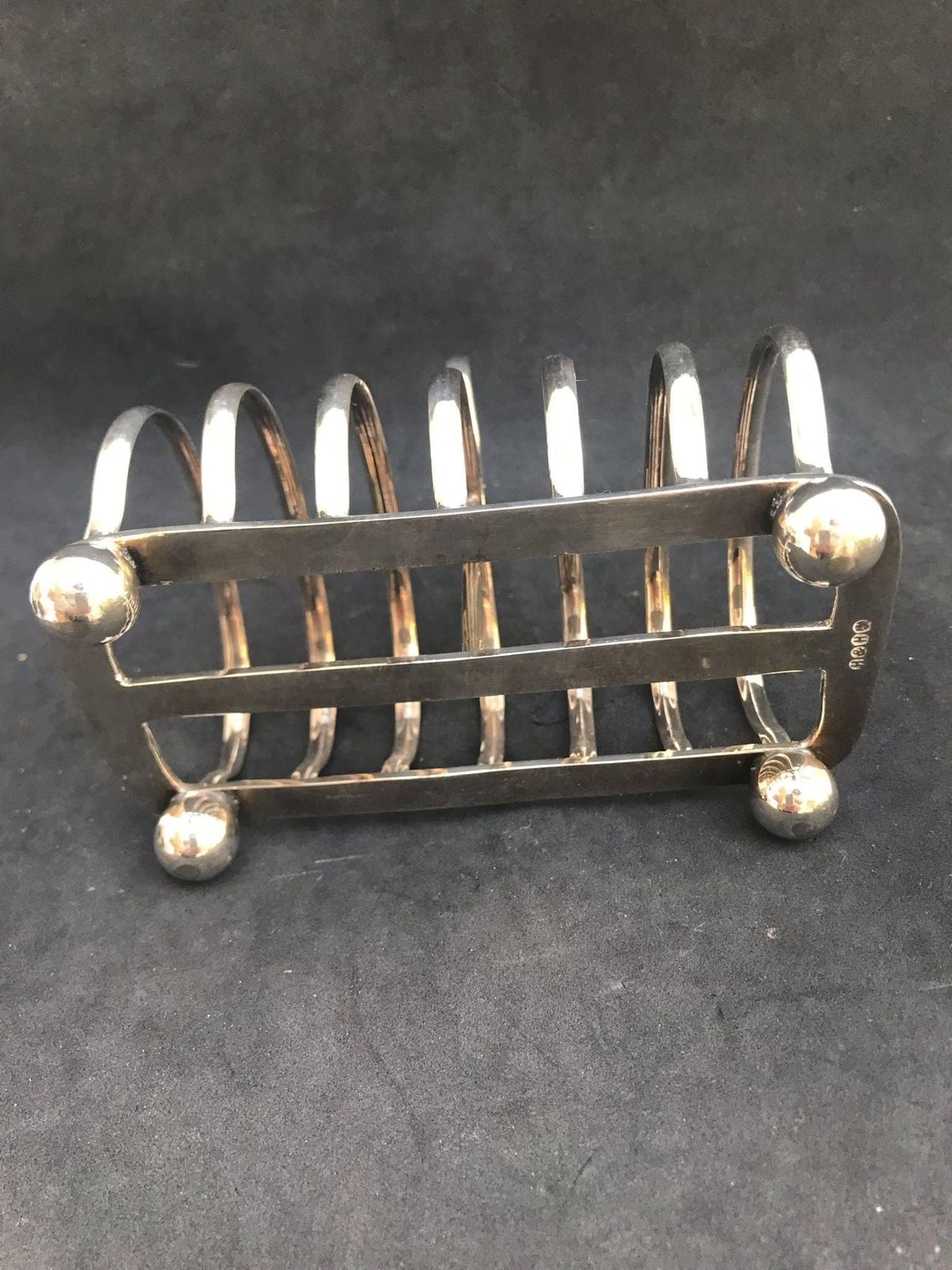 photo furniture Antique Toast Rack Holder 6 Slices Silver Plated Breakfast English Victorian Wedding Gift Hostess Gift Hukin And Heath