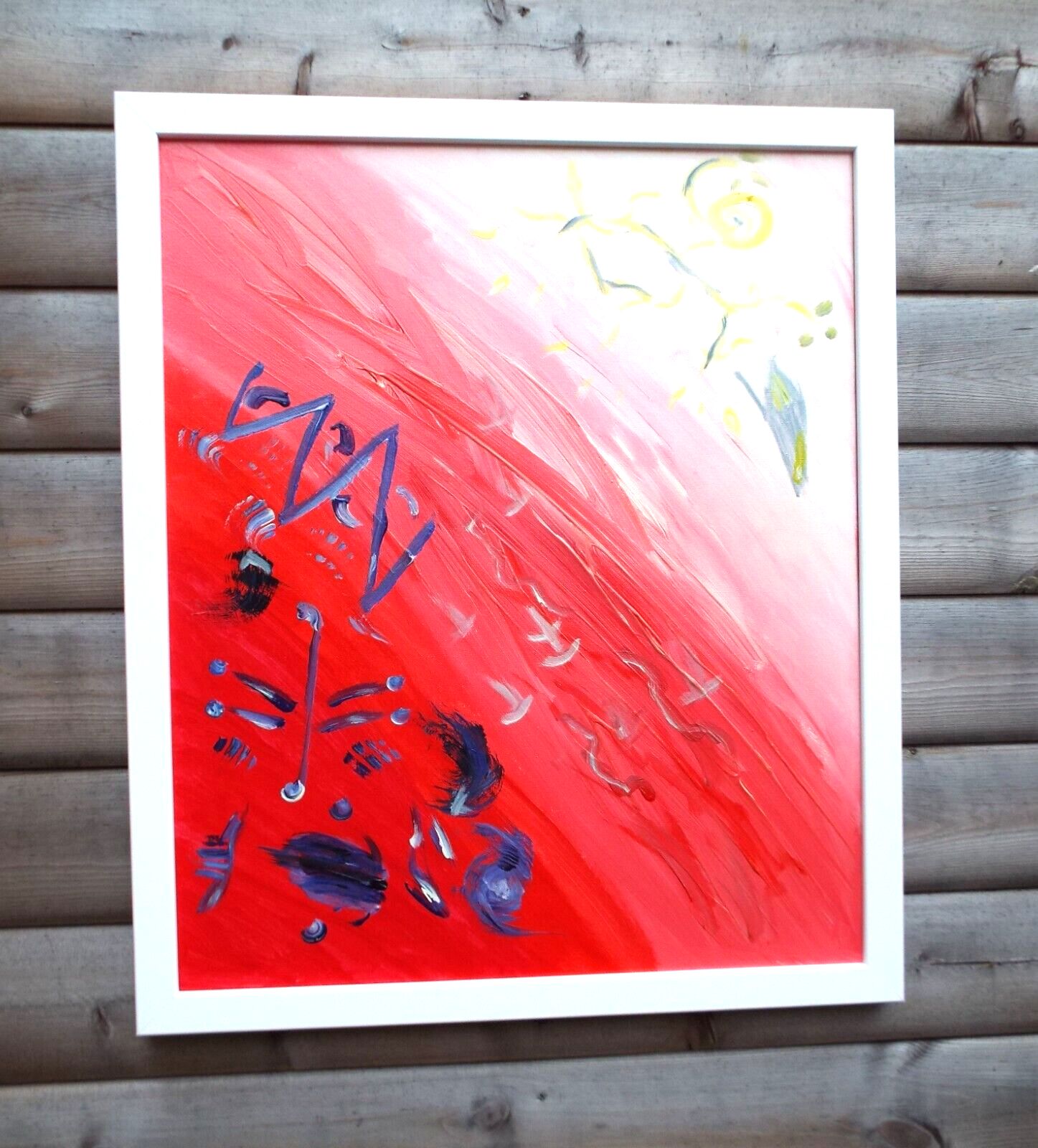 photo furniture Abstract Light Language Expressionist Painting Dividing Channel Fraser J Lucas