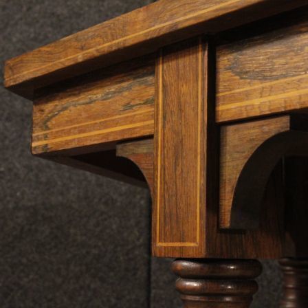 English Inlaid Side Table From 20th Century photo buy
